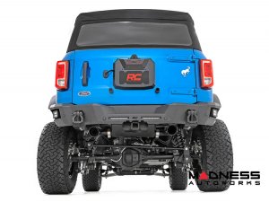 Ford Bronco Performance Exhaust - Dual Exit - Black - Rough Country 